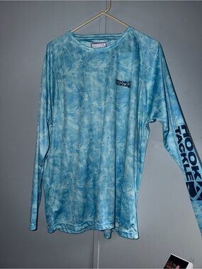 Hook & Tackle Men’s Long-Sleeve Performance Shirt - Blue Camo